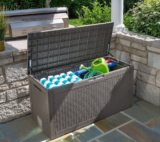 QVC Presents: 100-Gallon Deck Box, Outdoor Storage Solution